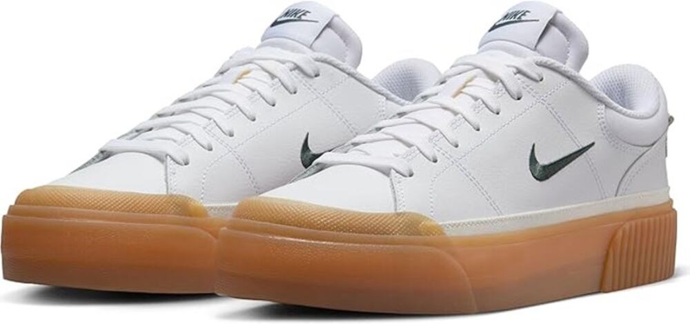 NEW Nike Court Legacy Lift Women’s Shoes White Green Size 9.5 FV5526-100